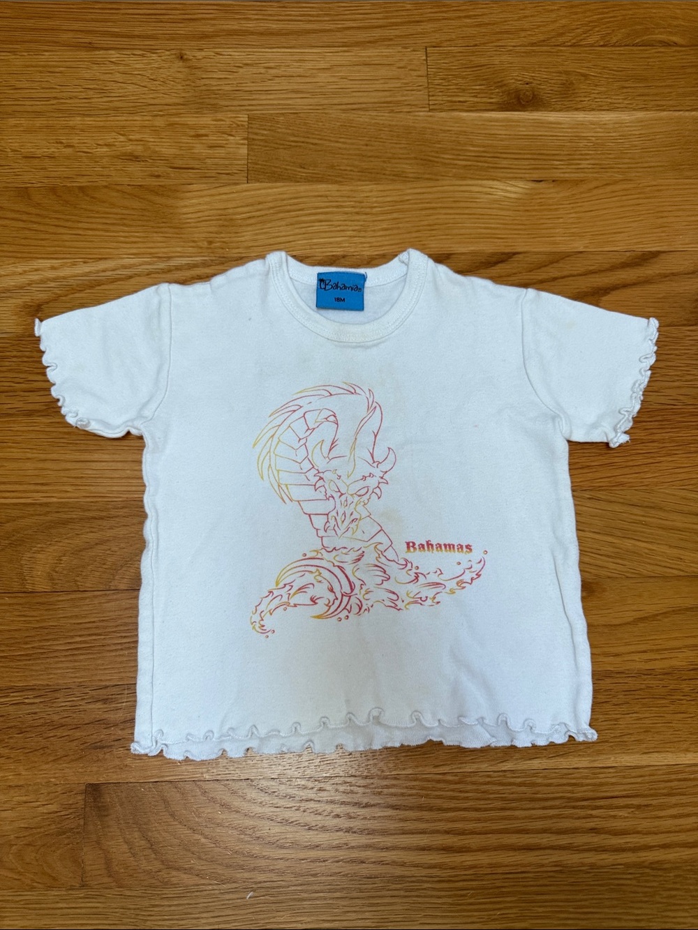 White Short-Sleeve Graphic Tee for Kids *Play*